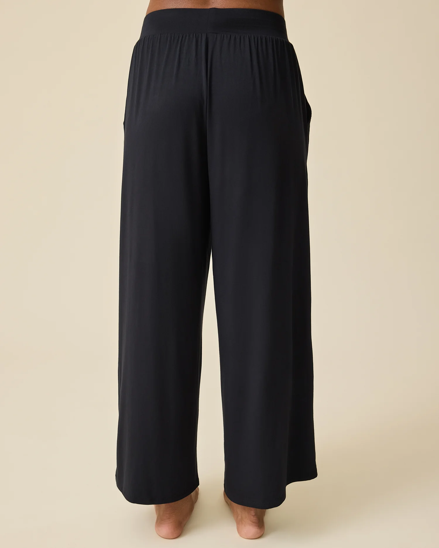 Aria Bamboo Casual Lounge Pant | Black - Image 5