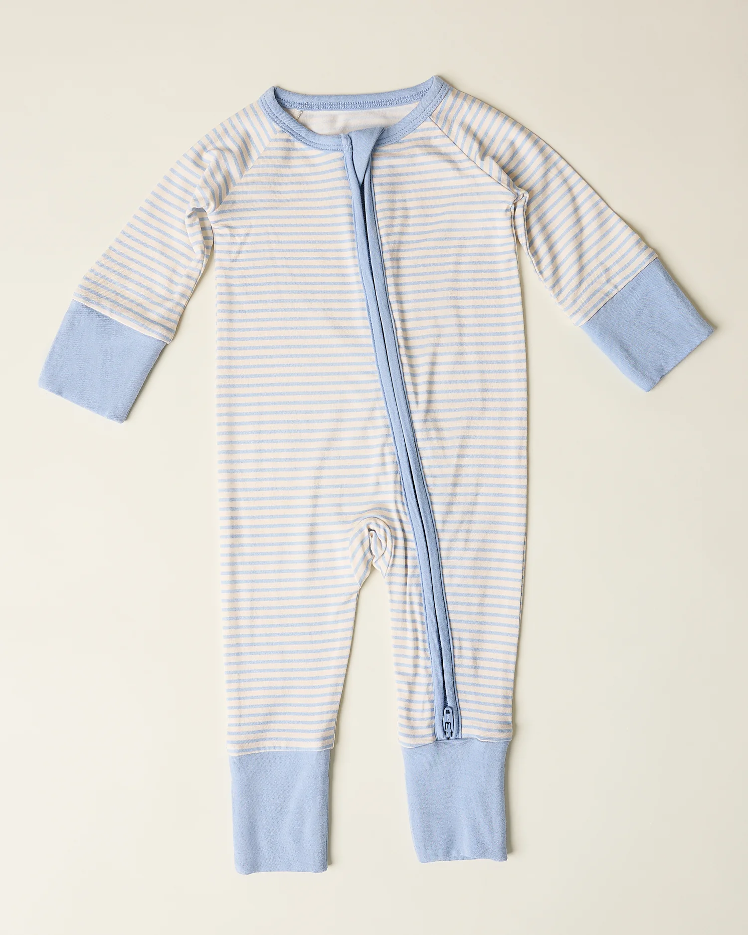Bamboo Baby Pajama | Blue Candy Stripe