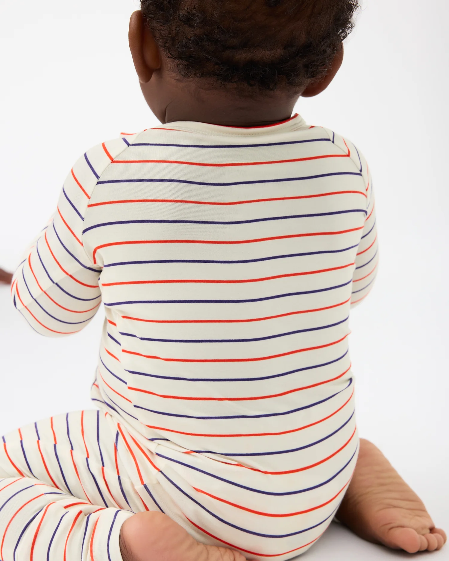 Bamboo Baby Pajama | Pencil Stripe - Image 4