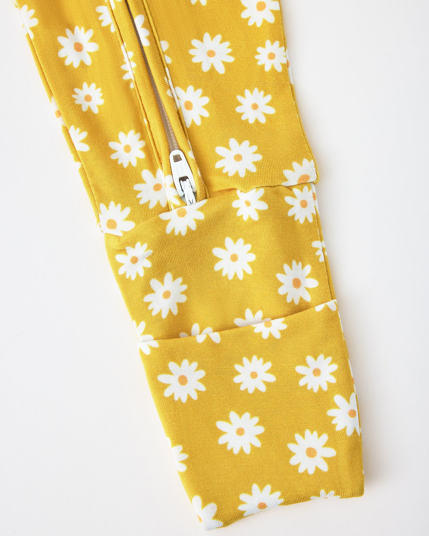 Bamboo Baby Pajama | Yellow Daisies - Image 4