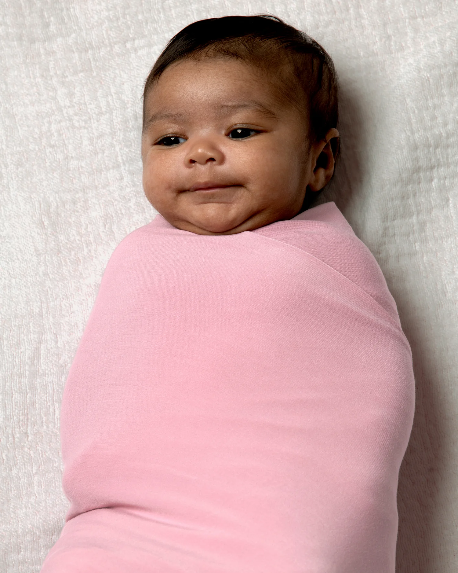 Bamboo Swaddle Blanket | Light Mauve - Image 2