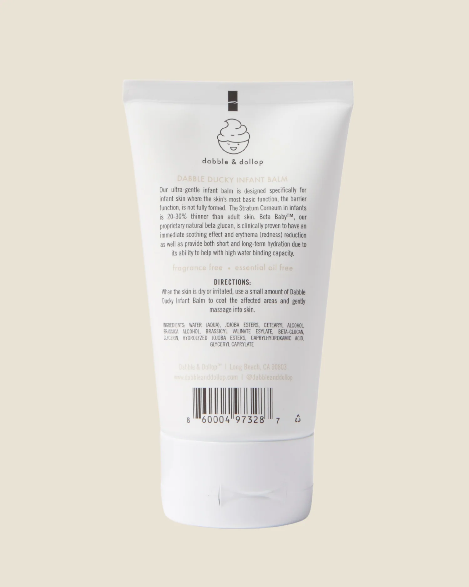 Dabble & Dollop - Fragrance Free Infant Lotion - Image 2