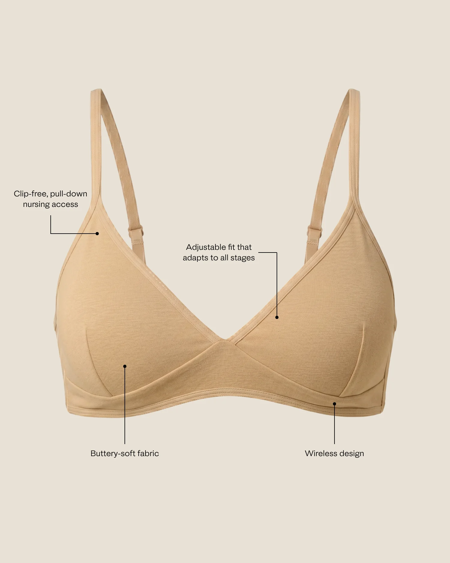 Every Stage Triangle Bralette | Black - Image 5