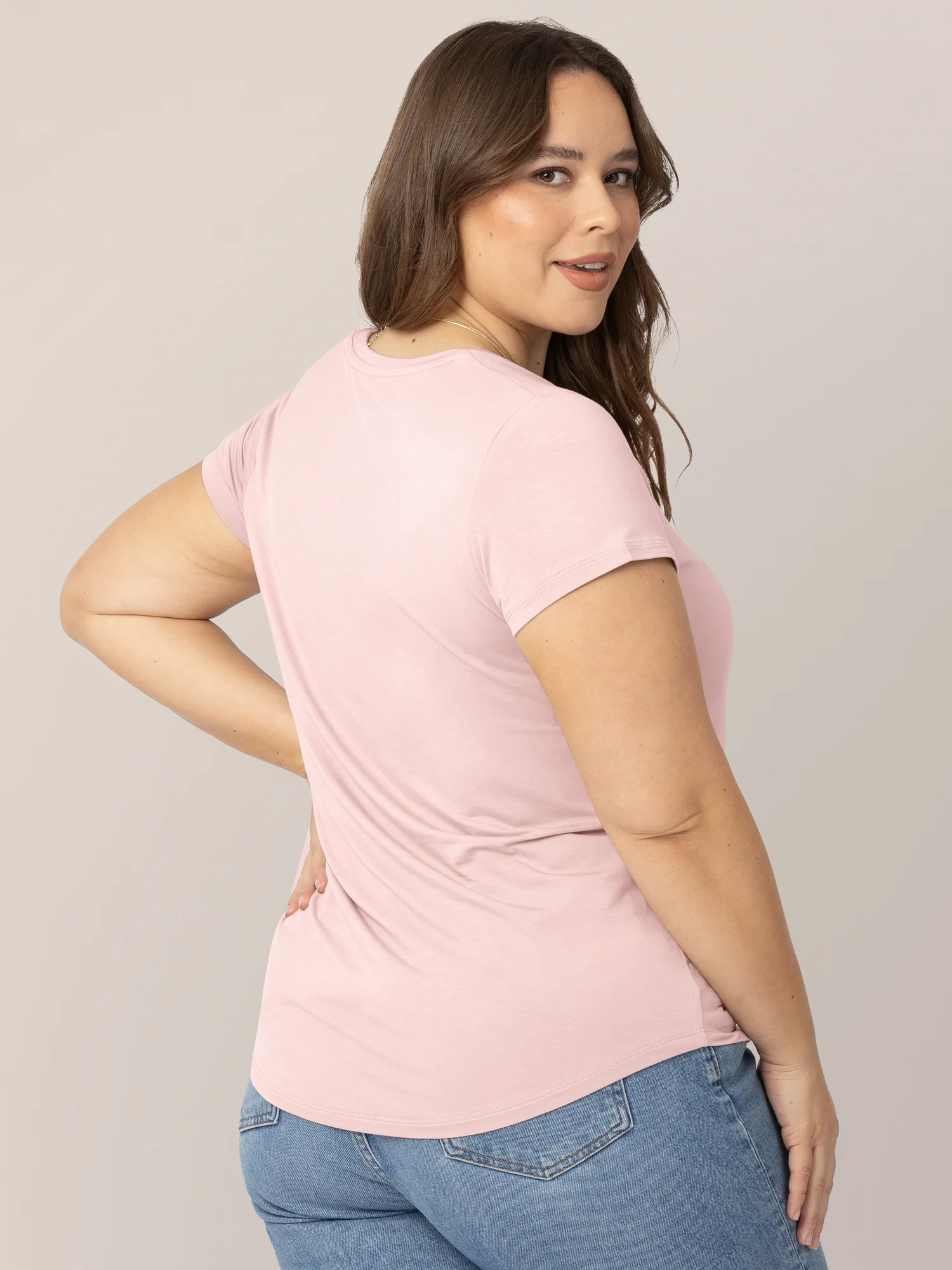 Everyday Maternity & Nursing T-shirt | Dusty Pink - Image 3