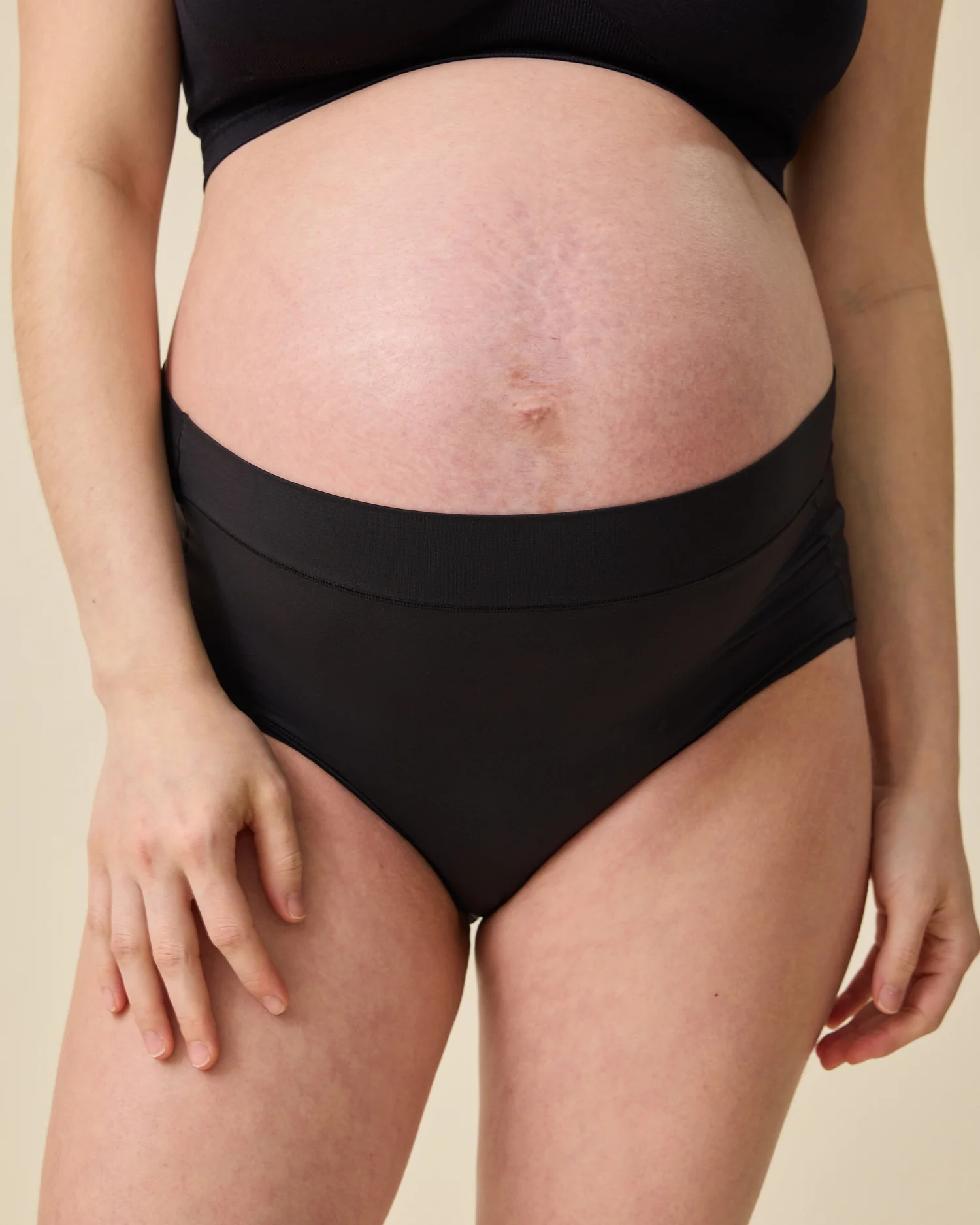 Grow with Me™ Maternity & Postpartum Brief | Black