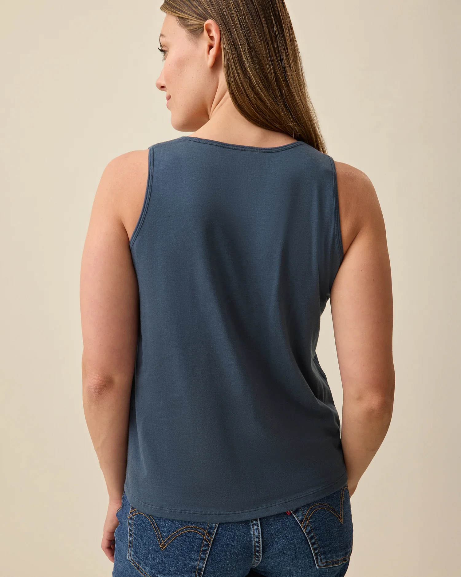 Modal Signature Nursing Tank | Midnight Blue - Image 4
