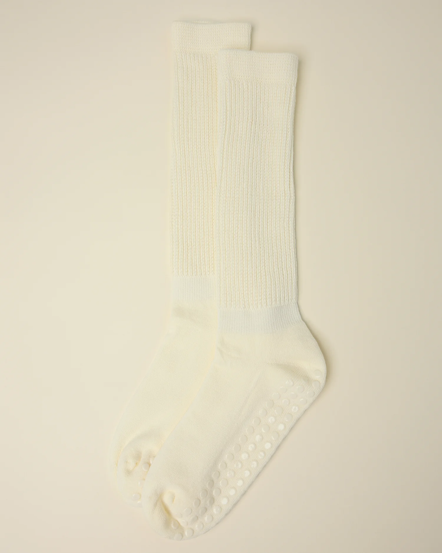 Non-Slip Slouchy Socks | Cream - Image 4
