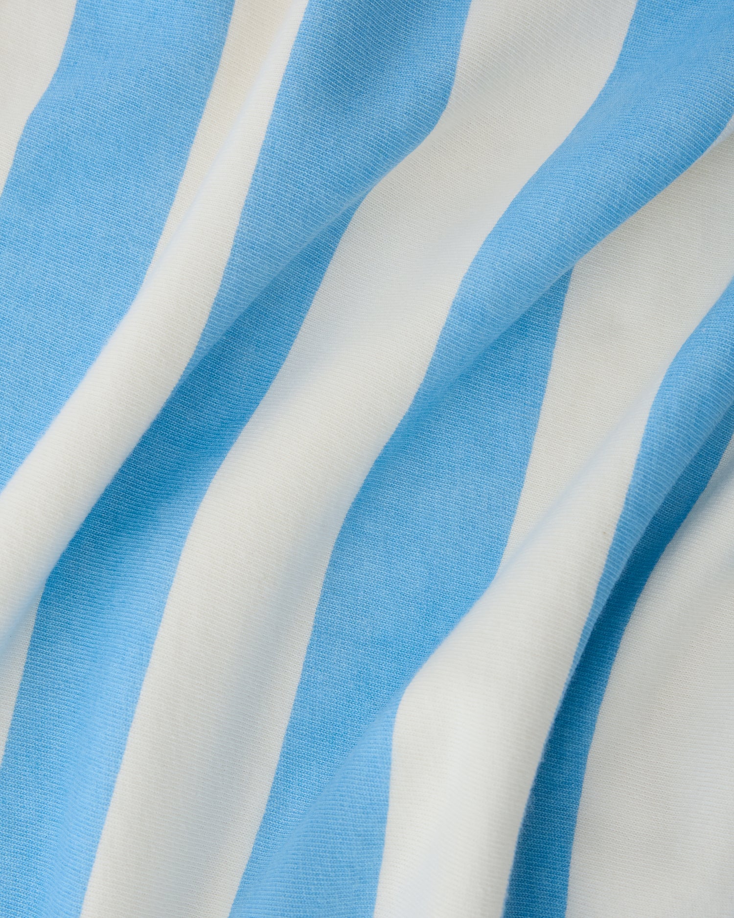 Organic Cotton Toddler Poncho Towel | Blue Wide Stripe - Image 4