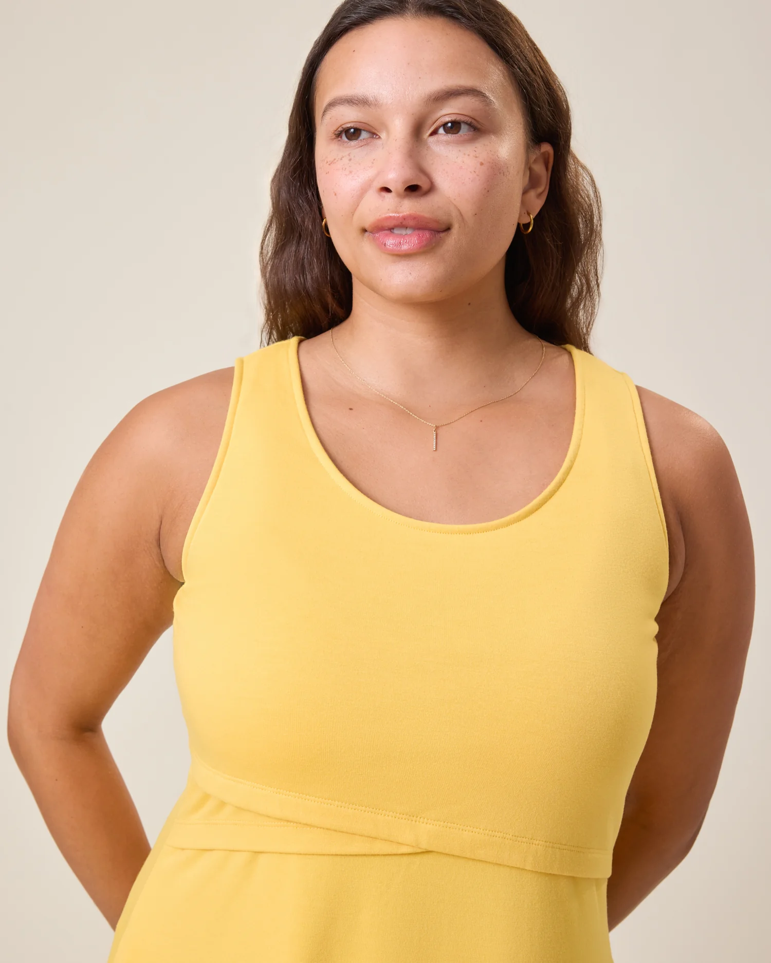 Penelope Crossover Nursing Dress | Citrus - Image 3