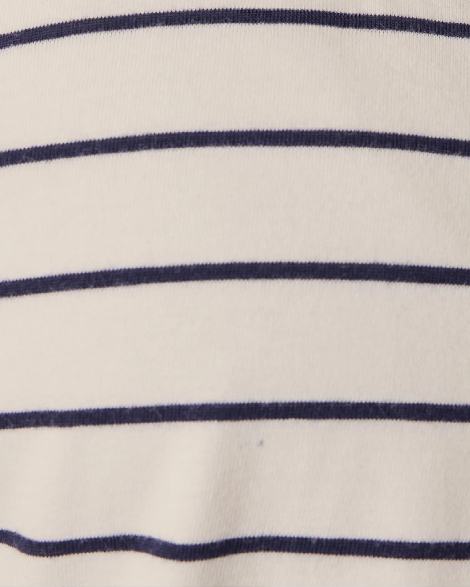 Relaxed Cotton Maternity & Nursing T-shirt | Navy & White Stripe - Image 6