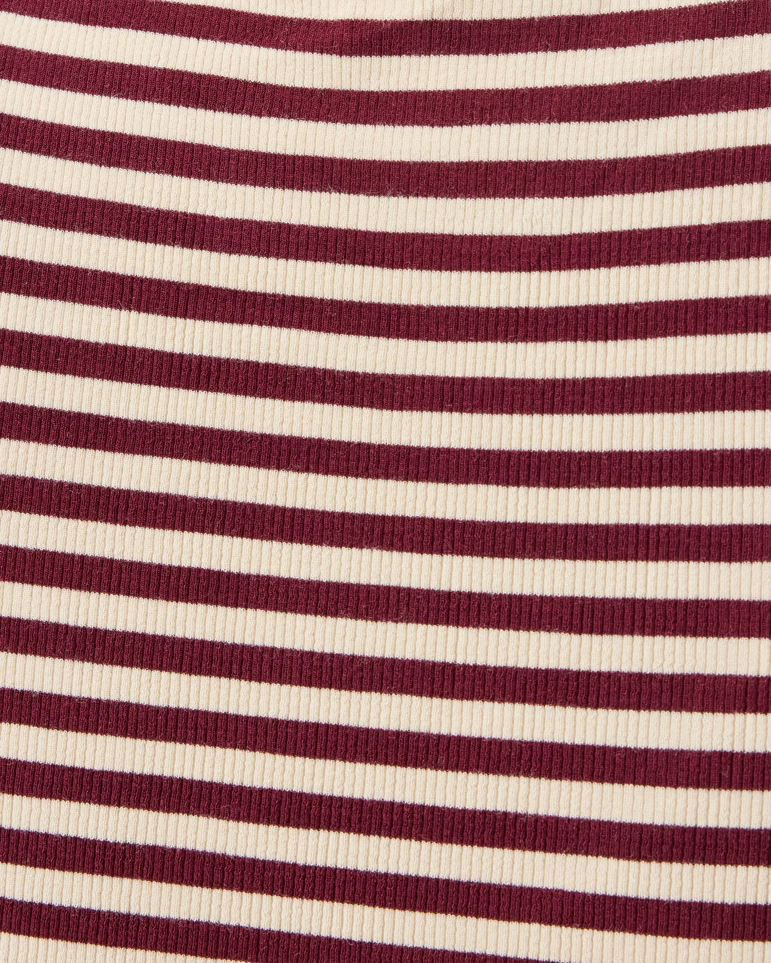 Ribbed Bamboo Scoop Neck Nursing Tank | Garnet Stripe - Image 6