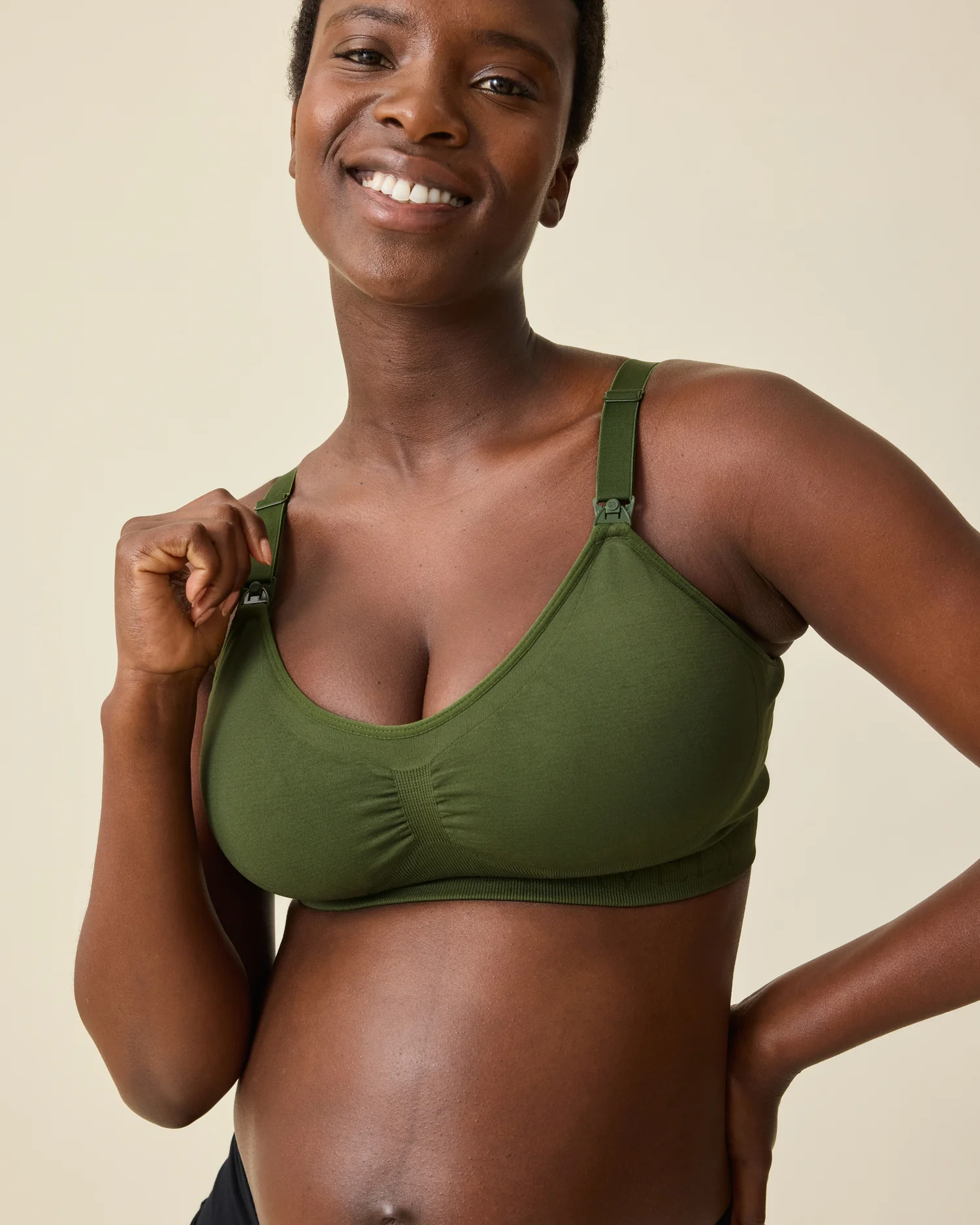 Simply Sublime® Nursing Bra | Deep Olive