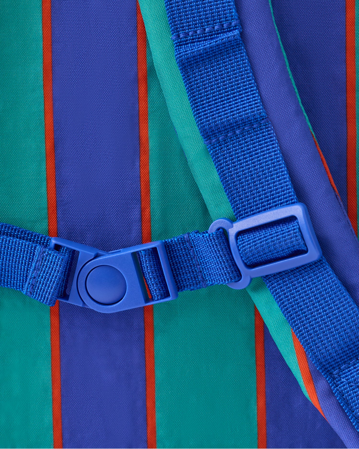 Cool Kid Backpack | Navy & Green Stripe - Image 6