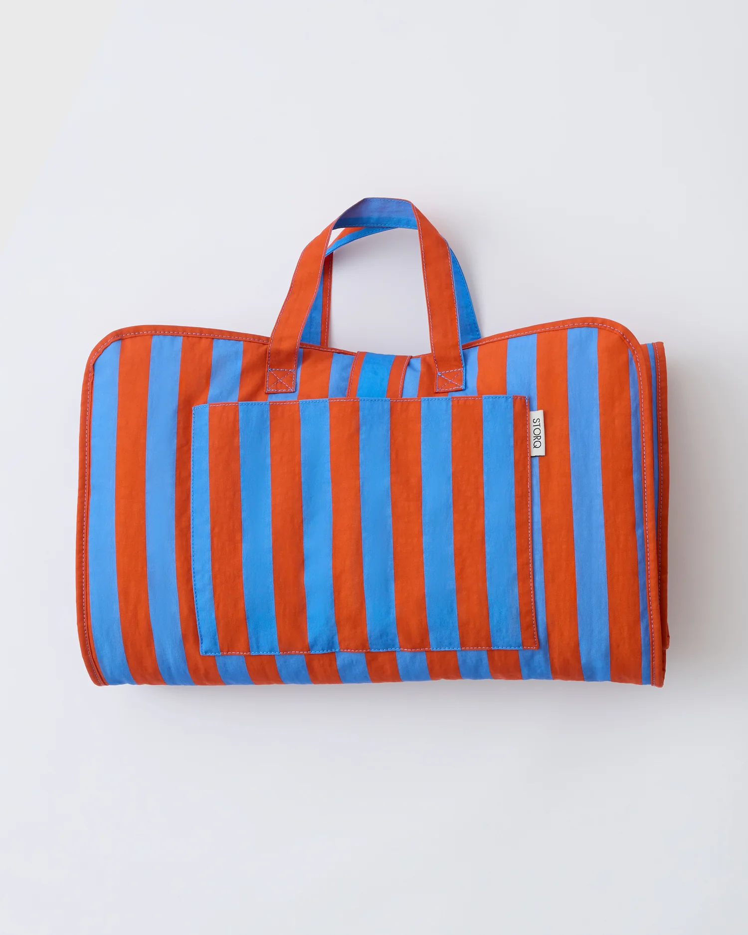 Cool Kid Nap Mat | Blue & Rust Stripe