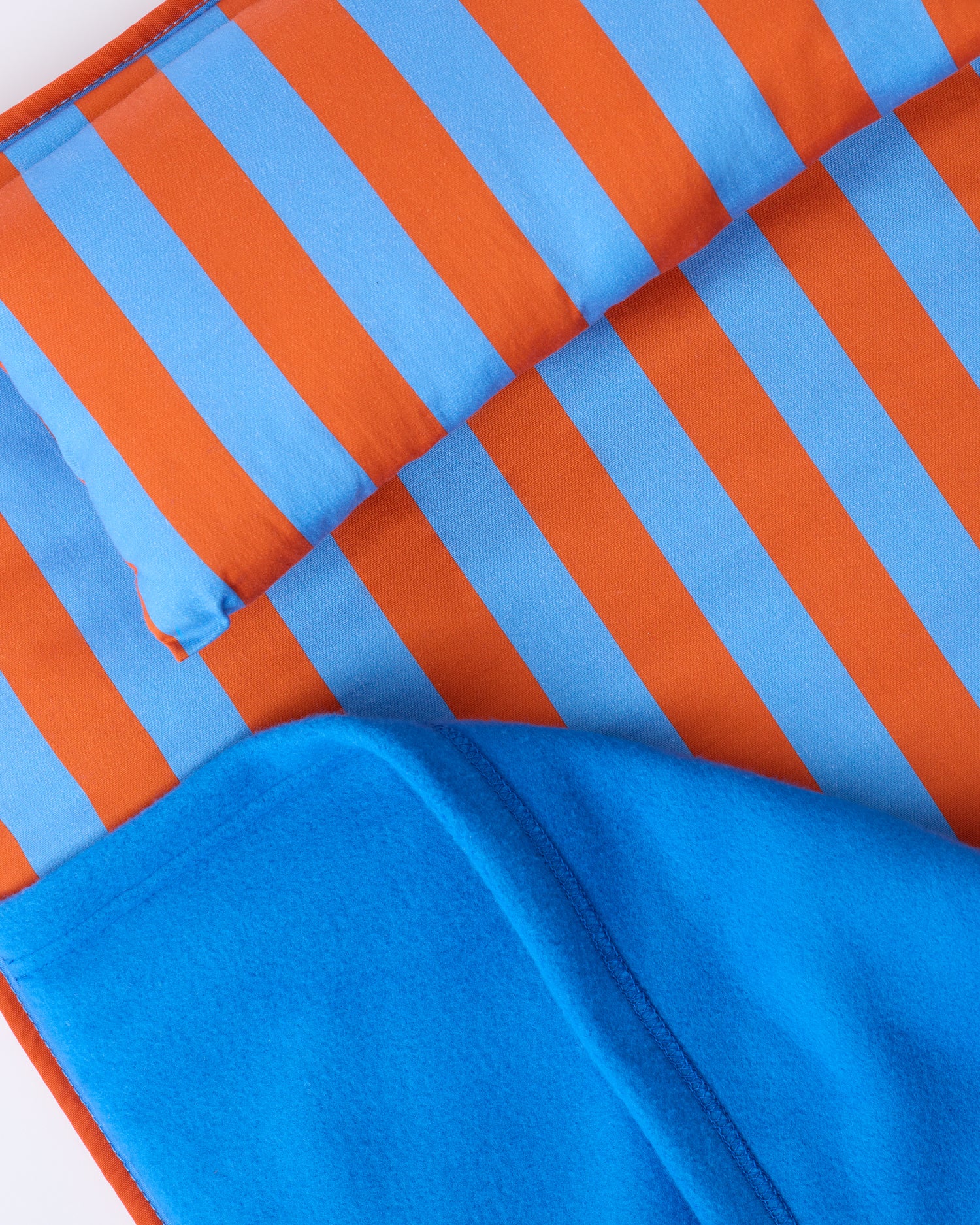 Cool Kid Nap Mat | Blue & Rust Stripe - Image 3