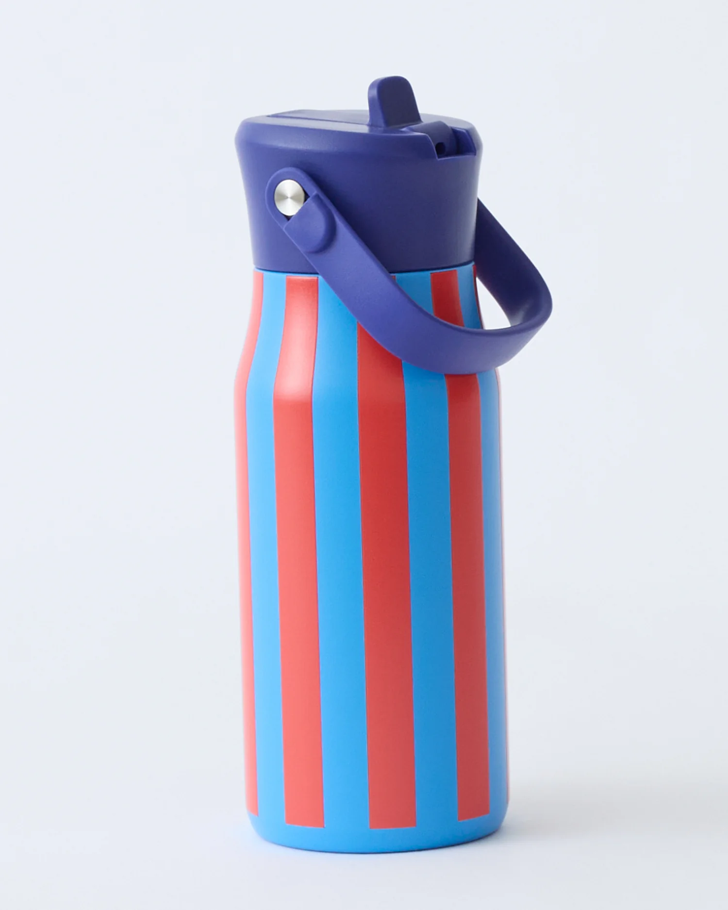 Cool Kid Water Bottle | Blue & Rust Stripe