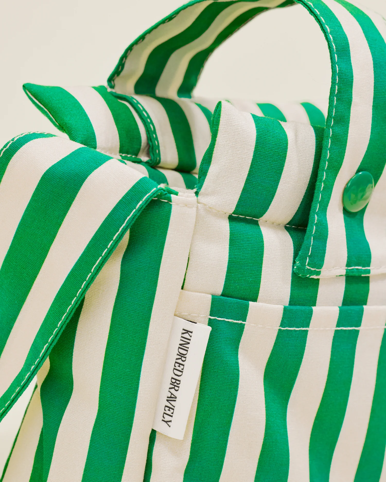 Stroller Party™ Caddy Bag | Green Stripe - Image 3