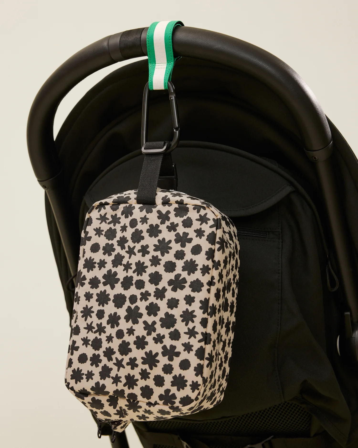 Stroller Party™ Clips (2-Pack) | Green Stripe - Image 4