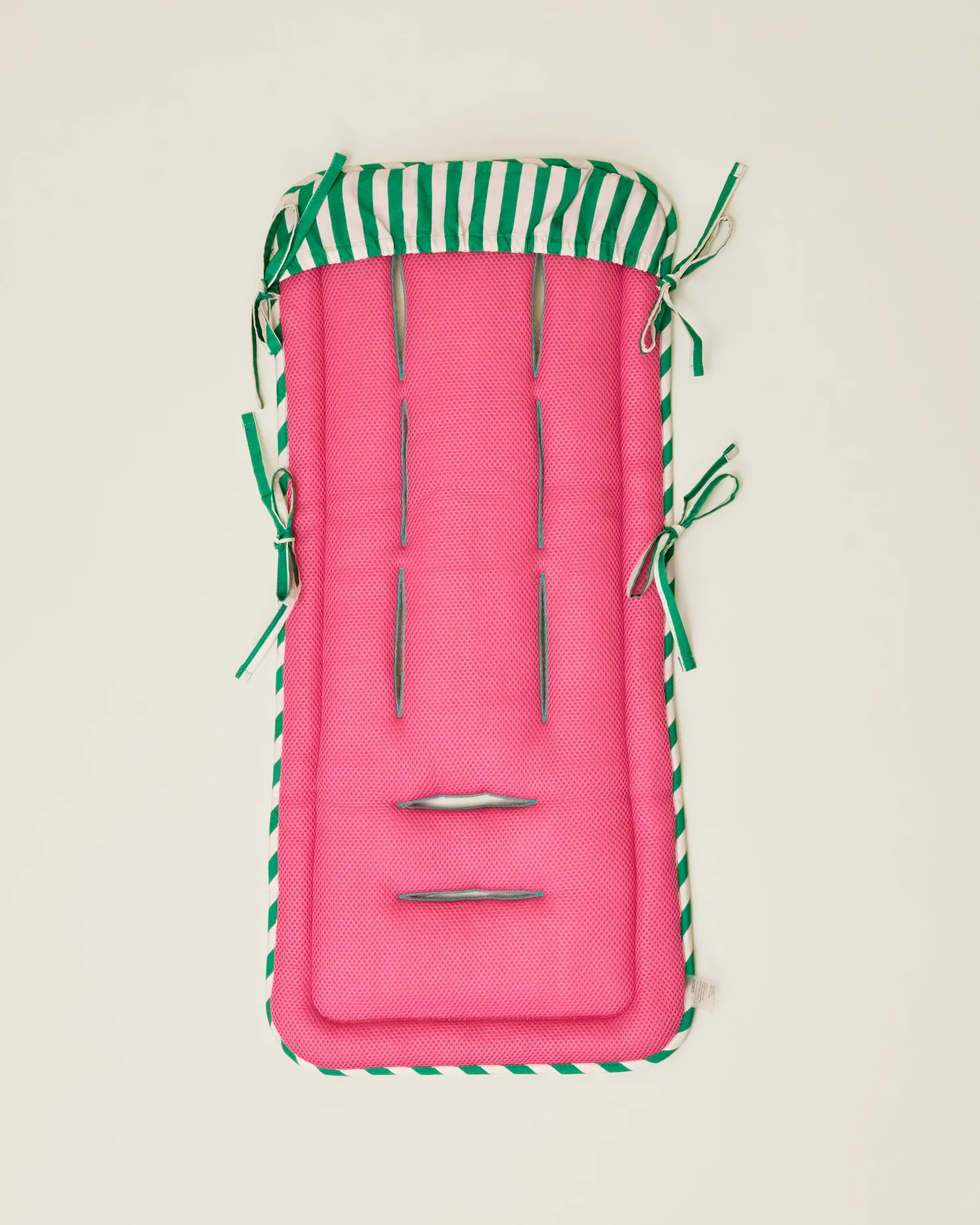 Stroller Party™ Seat Liner | Green Stripe - Image 5