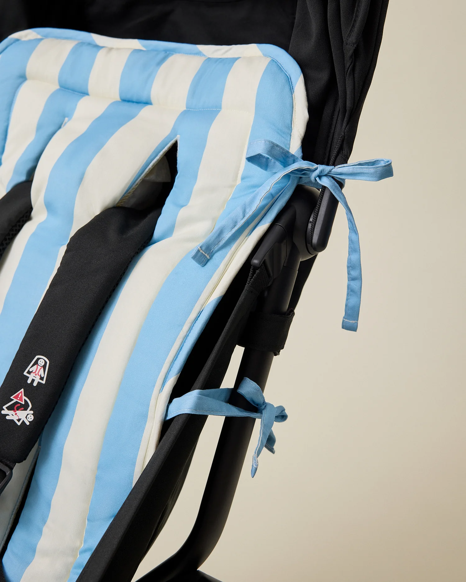 Stroller Party™ Set | Blue Wide Stripe - Image 3
