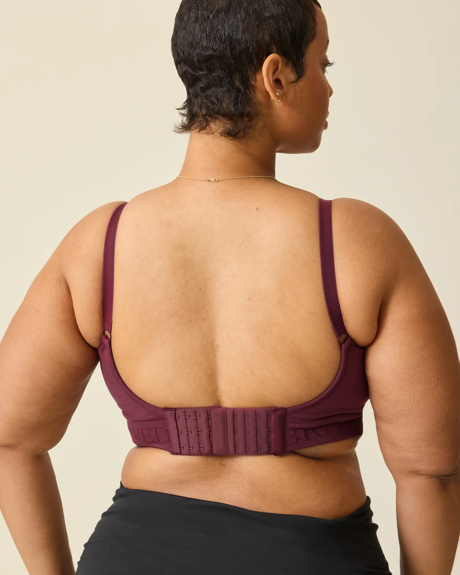 Sublime® Hands-Free Pumping & Nursing Bra | Deep Burgundy - Image 5